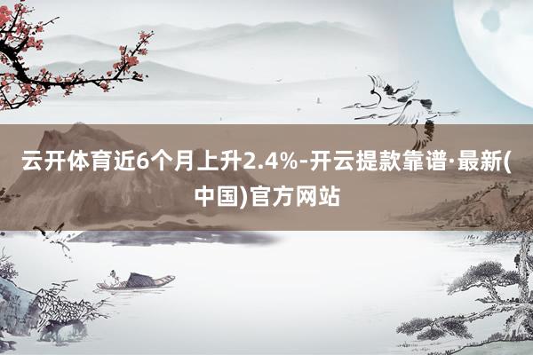 云开体育近6个月上升2.4%-开云提款靠谱·最新(中国)官方网站